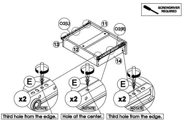 OSTRO Furniture AOF-RTV03 Riley TV Unit Light Oak - fig26