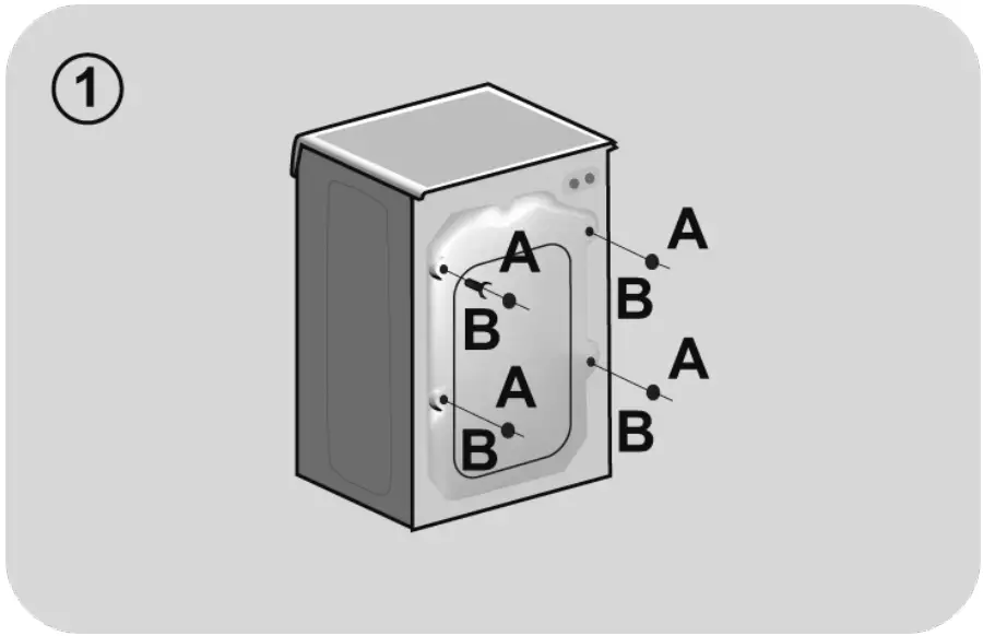 HOOVER HBWOS Washing Machines - fig 1