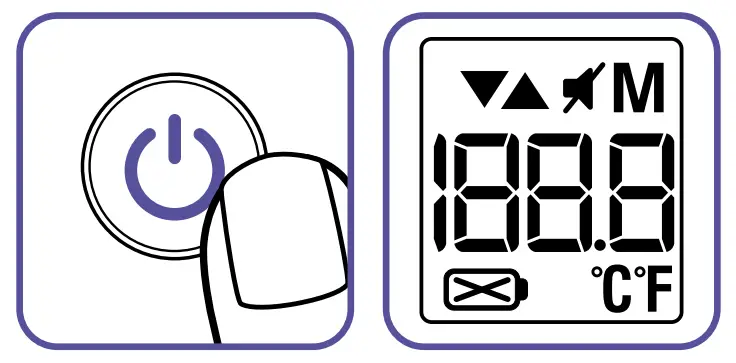 BRAUN BST200US Temple Swipe Thermometer -FIG5