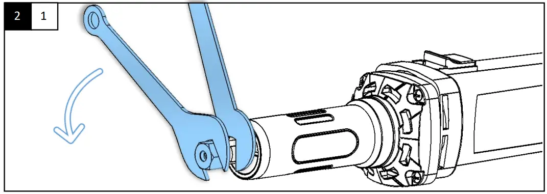 Attach Grinder Stone