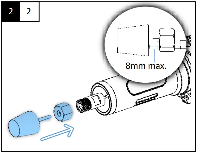 Attach Grinder Stone