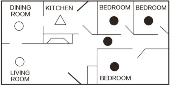 Singe floor plan