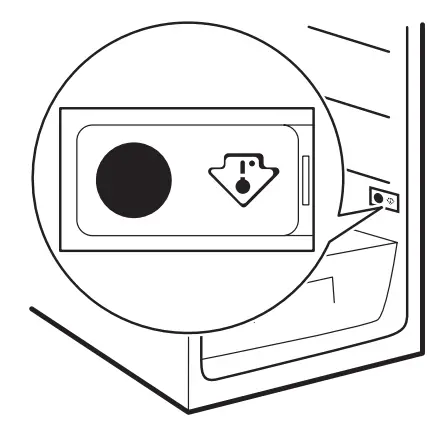 IKEA 404.969.99 TILLREDA Fridge Freestanding White - Temperature indicator