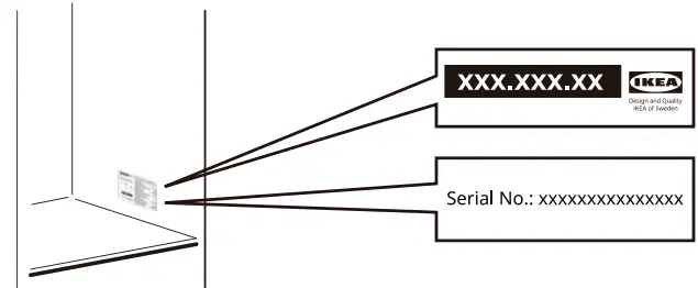 IKEA 404.969.99 TILLREDA Fridge Freestanding White - article number