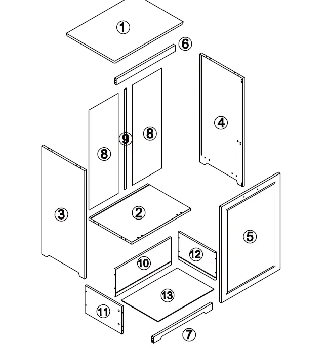 JAXSUNNY-HG61W1262-10-Gallon-Tilt-Out-Cabinet-Trash-Can-1