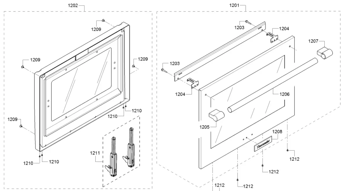 Thermador PRD486WDHU-3 Dual Fuel Professional Range 12