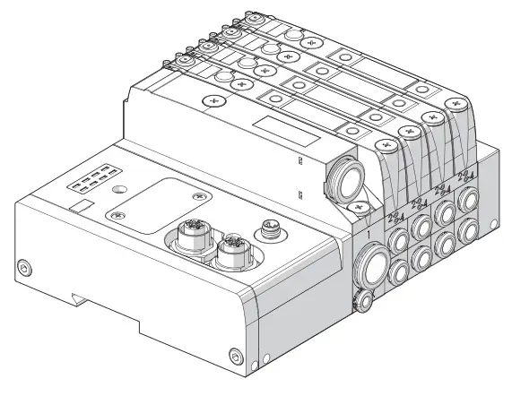 METAL WORK EB 80 Profibus DP Electro Pneumatic System -