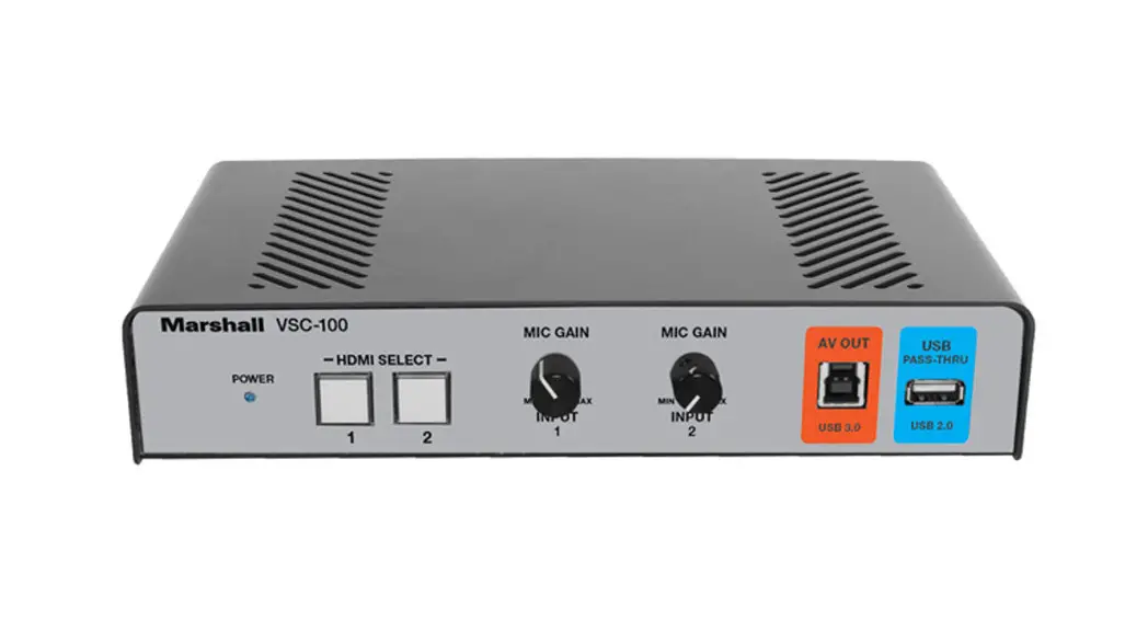Marshall Vsc-100 Hdmi To Usb 3.0 Av Consolidator Bridge User Manual