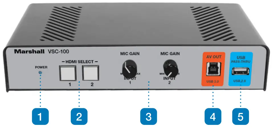 Marshall VSC-100 HDMI to USB 3.0 AV Consolidator -- Features