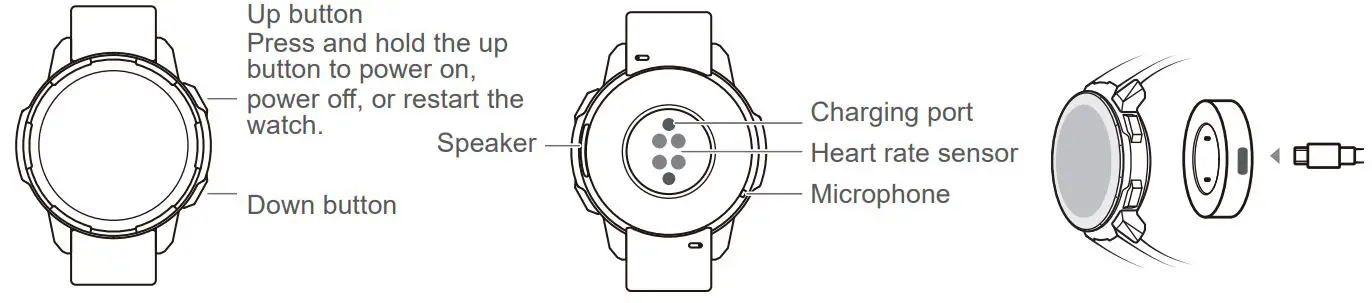 HONOR KAN-B19 GS Pro Watch User Guide - Charging