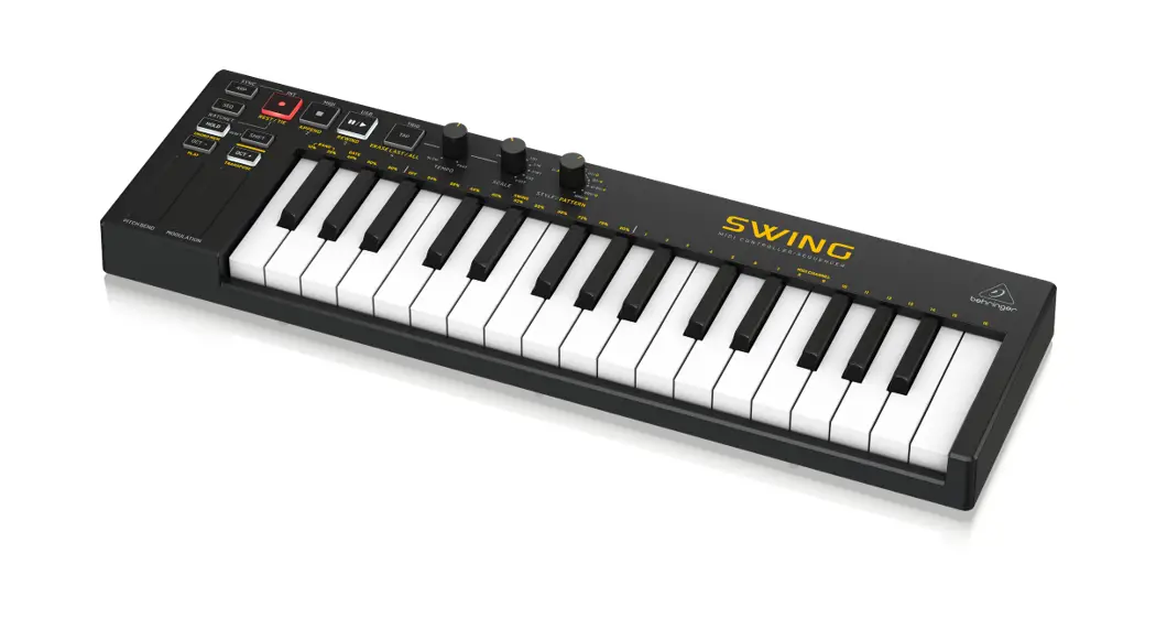 Behringer Swing32 32-key Usb Midi Controller Keyboard User Guide