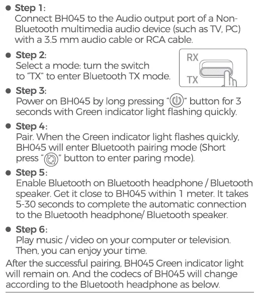 Pair with One Bluetooth Headphone