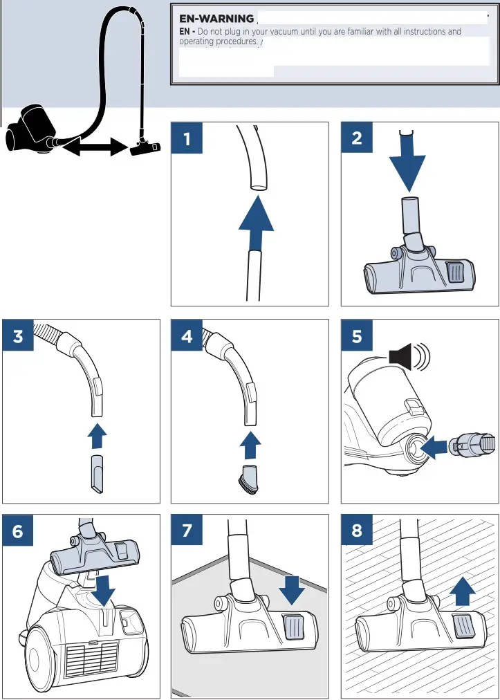 Bissell 2156 Easy Vac - Assembly