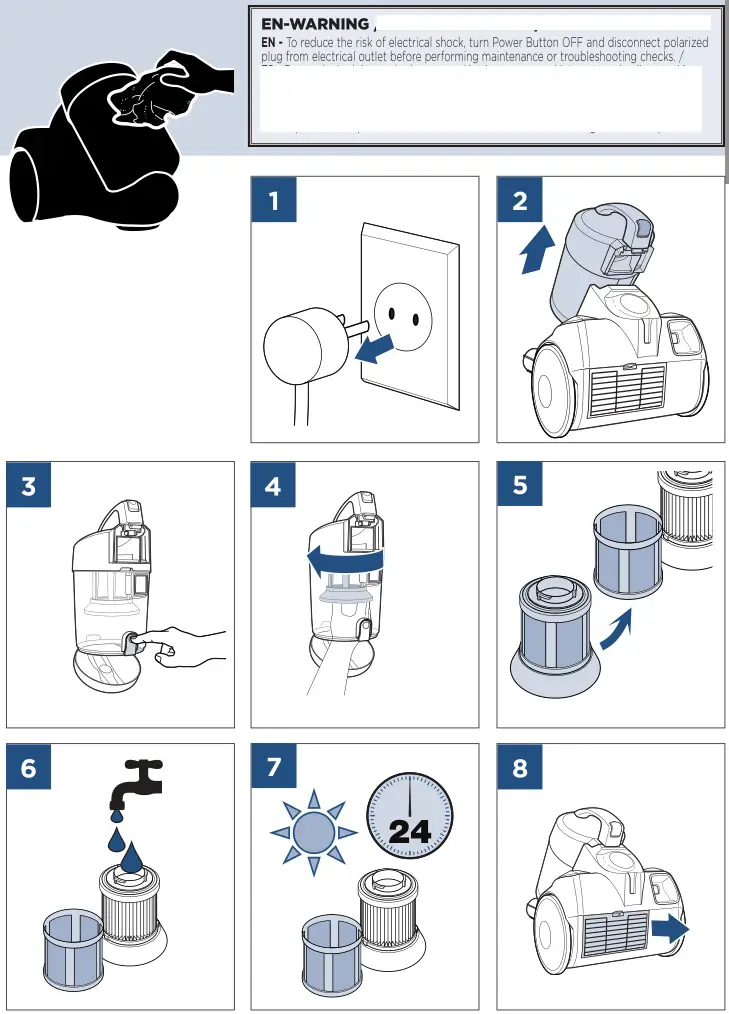 Bissell 2156 Easy Vac - Maintenance 1