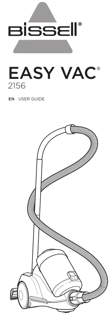 Bissell 2156 Easy Vac User Guide