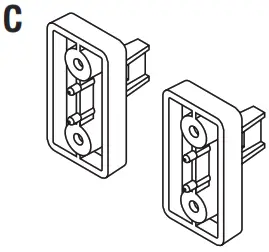 Metra Lexus - anel clip brackets