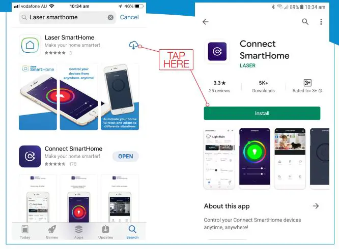 LASER LSH-B22WW10W White Smart Light fig1