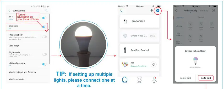 LASER LSH-B22WW10W White Smart Light fig5