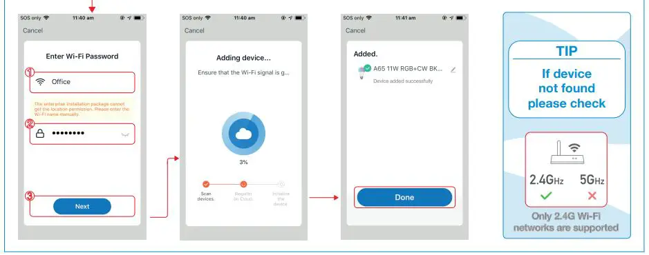 LASER LSH-B22WW10W White Smart Light fig8