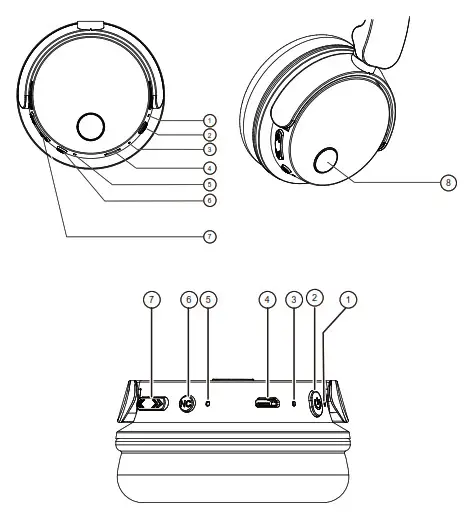 PHILIPS BH305 Bass Wireless Bluetooth Active Noise Cancelling Headset - ear headset