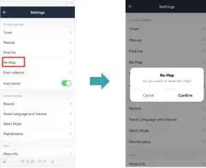 HONiTURE Q6 Robot Vacuum Cleaner - Re Map