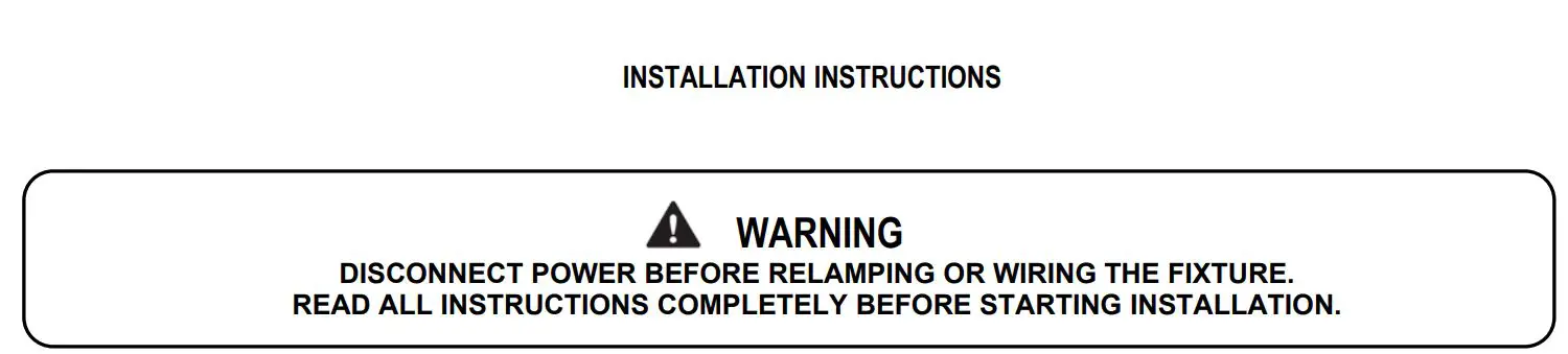 LightingDirect F5009CB Campanile 4 Light Hanging Lantern Instruction Manual