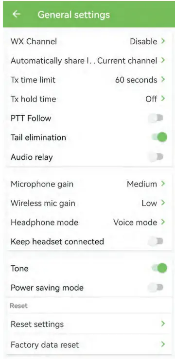 BTECH GMRS PRO GMRS Two Way Radio-General Setting