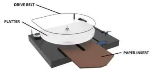 Pro-Ject Jukebox S2 Turntable - Platter and drive belt installation