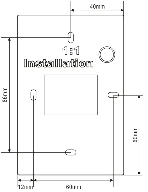 Rbh Access Technologies RBH-N86-S RFID Proximity Reader fig2
