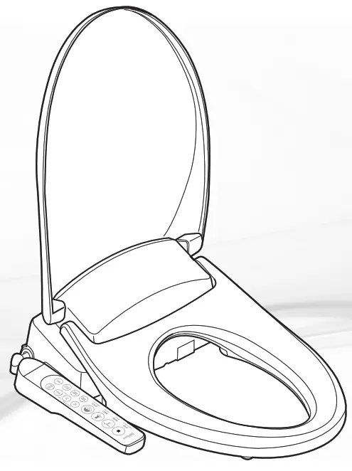 DAELIM Dob Idos Electric Toilet Bidet Seat-