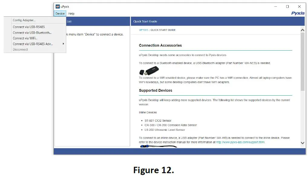 Connecting to uPyxis® Desktop App