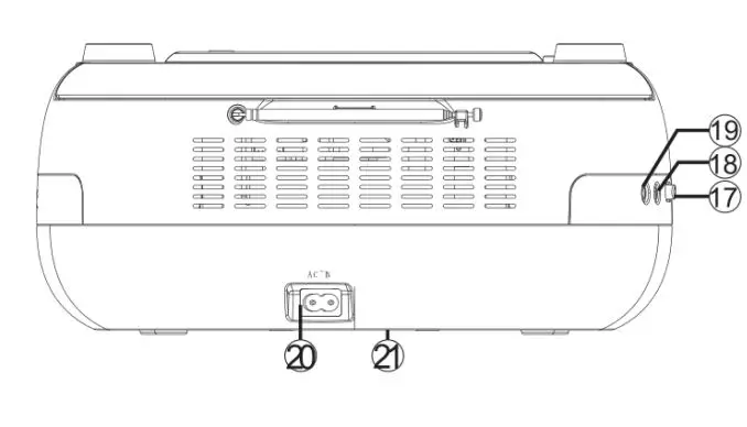 MAGNAVOX MD6972 CD Boombox with Bluetooth Wireless Technology fig7