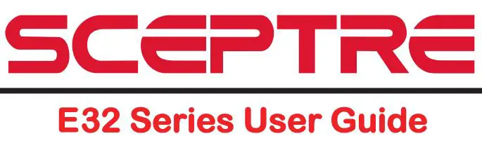 SCEPTRE E325BD-SRD-UG User Guide