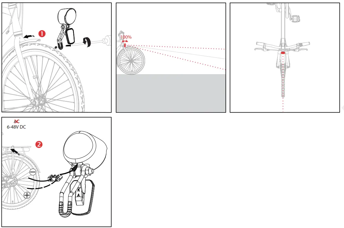 spanninga X&O 15 Electric Bike Lights fig11