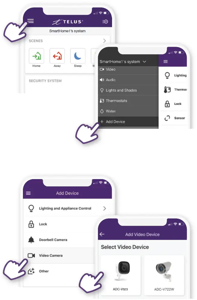 Add Camera to Your Account