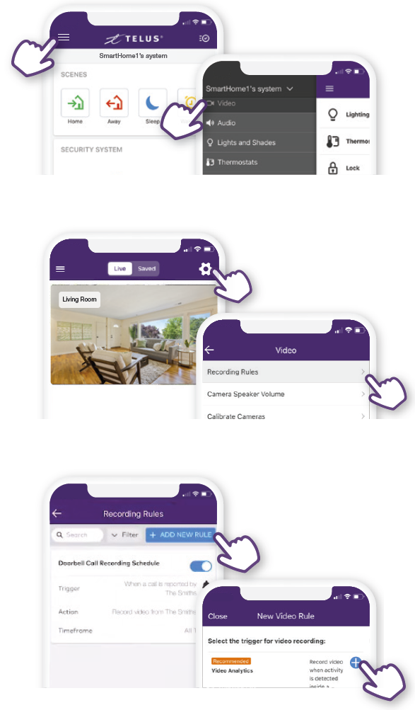 Customize Smart Video Alerts and Recording Rules 01