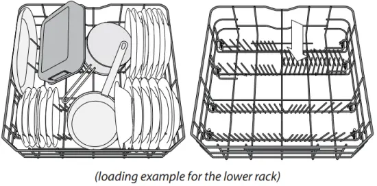Whirlpool WFC3C33PFUK Freestanding Dishwasher - LOWER RACK