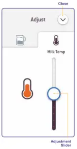 Adjust Milk Temperature