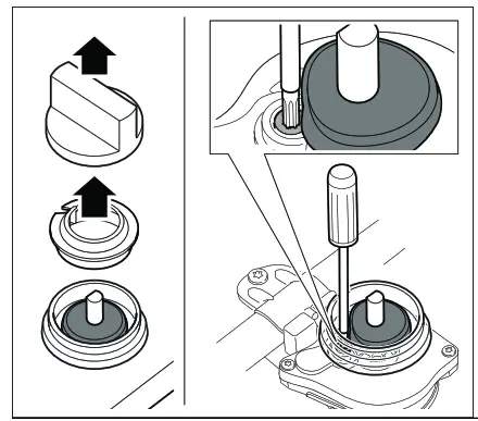 BOSCH NGMP677UC Gas Cooktop - sealing