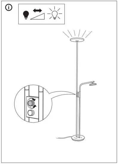 IKEA 105.198.79 ISJAKT LED Floor Uplighter - 11