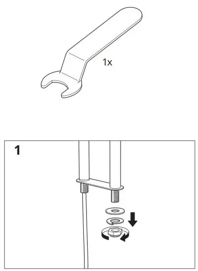 IKEA 105.198.79 ISJAKT LED Floor Uplighter - 2