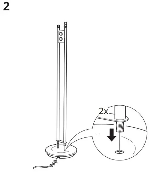 IKEA 105.198.79 ISJAKT LED Floor Uplighter - 3