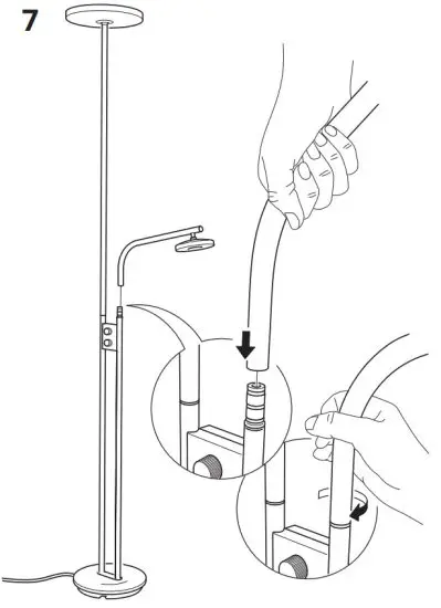 IKEA 105.198.79 ISJAKT LED Floor Uplighter - 8