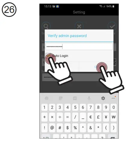 Alecto DVC136IP Camera with Android App - ogin