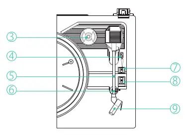 Udreamer UD001 Turntable System - adaptor