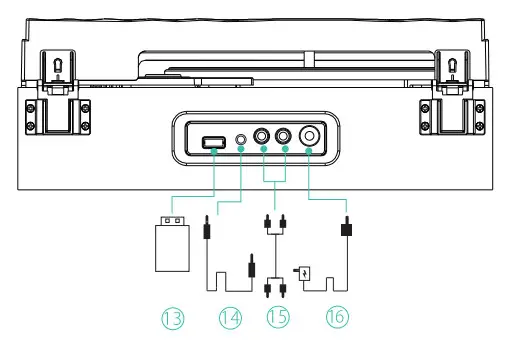 Udreamer UD001 Turntable System - socket