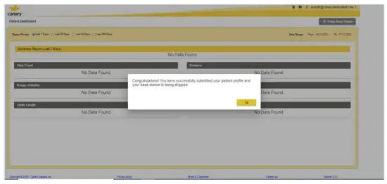 canary BS1 OR Base Station - PATIENT ACCOUNT 11
