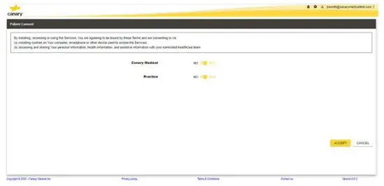 canary BS1 OR Base Station - PATIENT ACCOUNT 5
