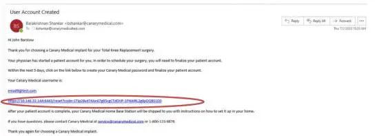 canary BS1 OR Base Station - PATIENT ACCOUNT
