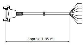 SENNHEISER HMD 46 Air Traffic Control Headset - Headset connector 2